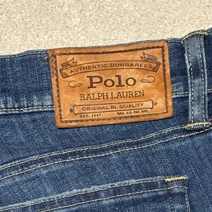 Polo Ralph Lauren Authentic 90s Dungarees Tompkins Skinny Denim Jeans Size 31